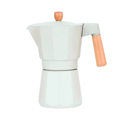 Cafetera Italiana Blanca 6 Tazas - 300ml